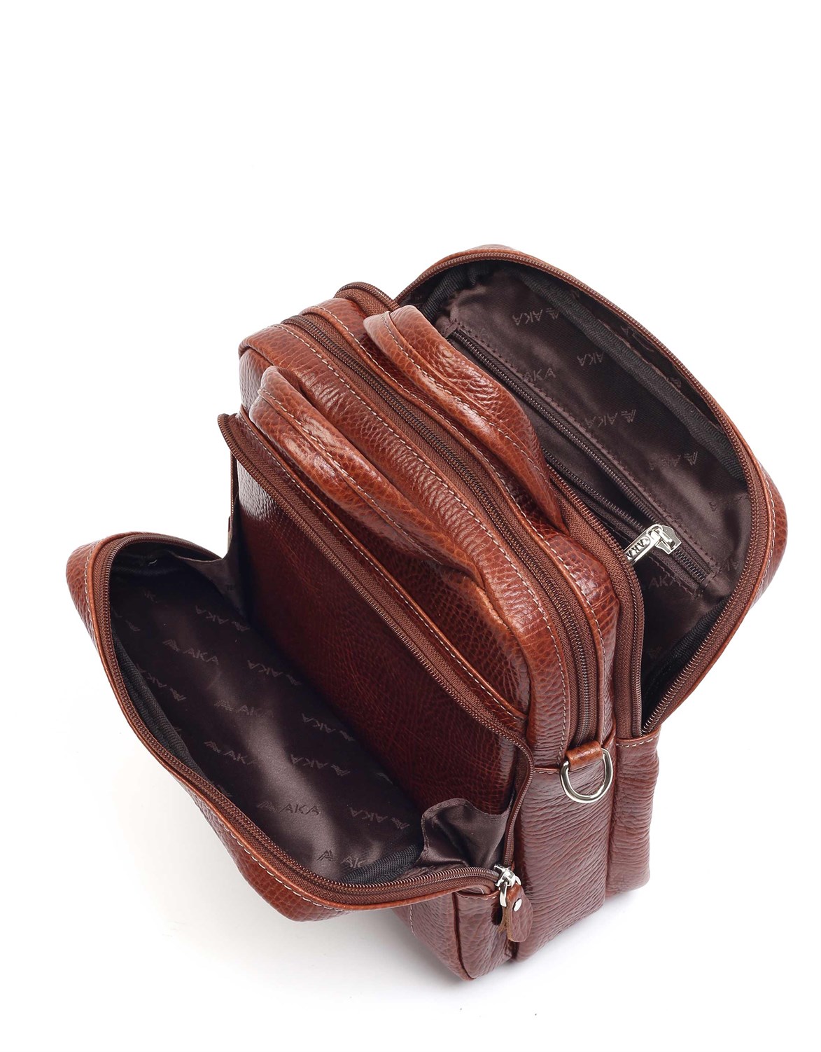 Parlak Taba - Deri Portföy Çantası 302