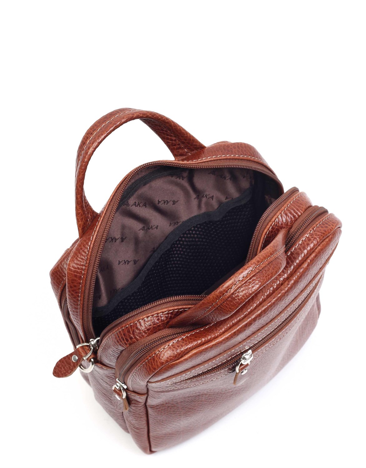 Parlak Taba - Deri Portföy Çantası 302