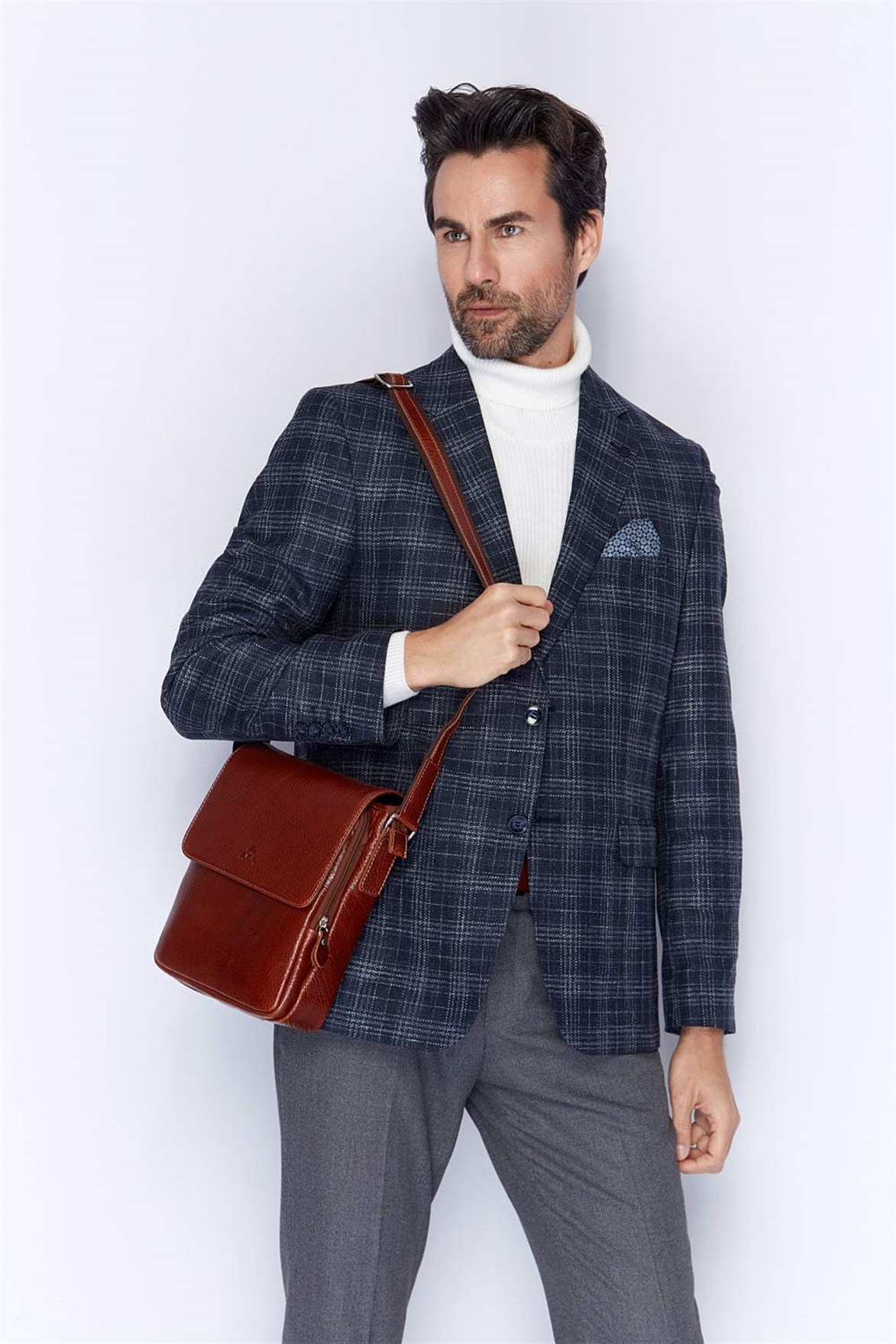 Genuine Leather Shoulder Bag - 303 - 63