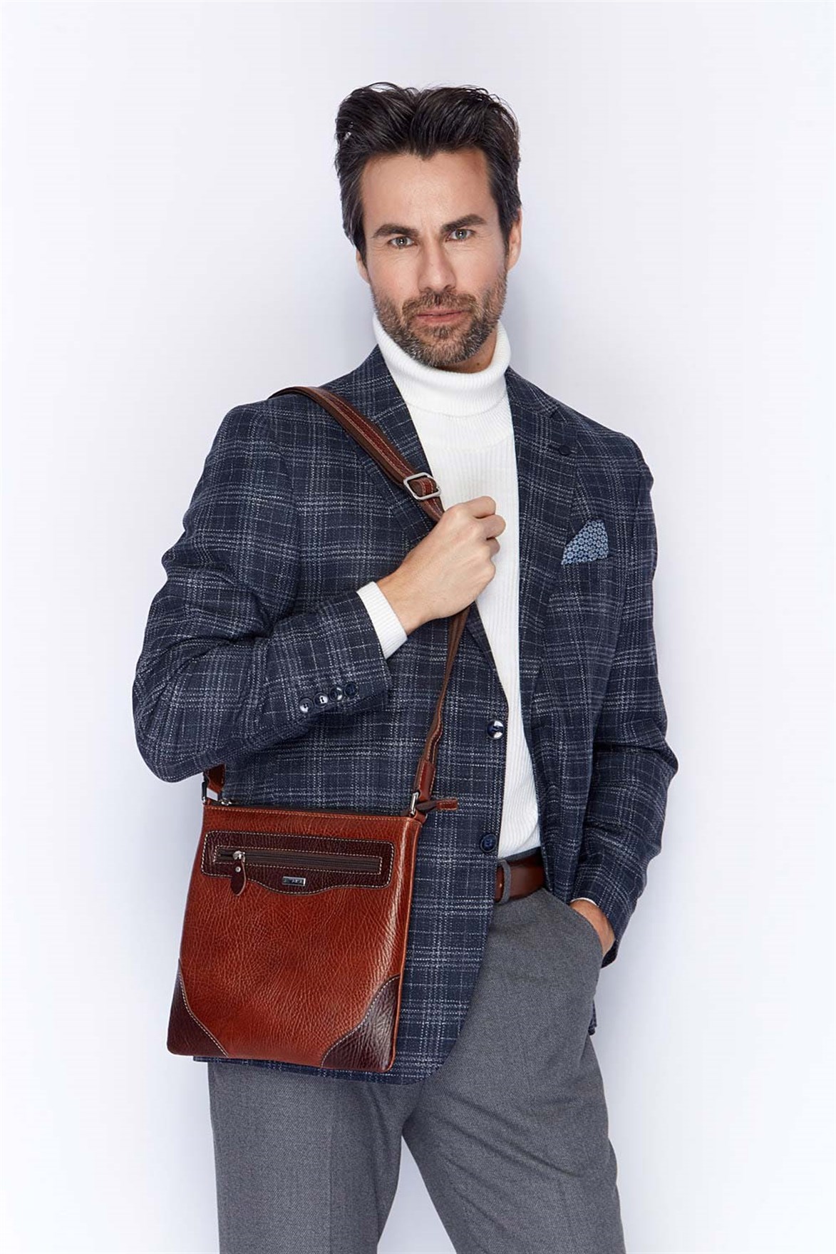 Genuine Leather Shoulder Bag - 315 - 63