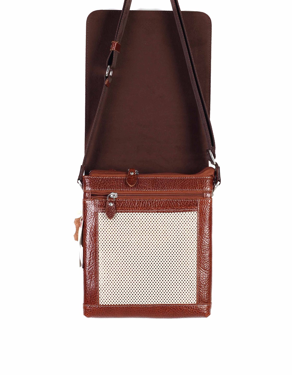 Genuine Leather Shoulder Bag - 308 - 63