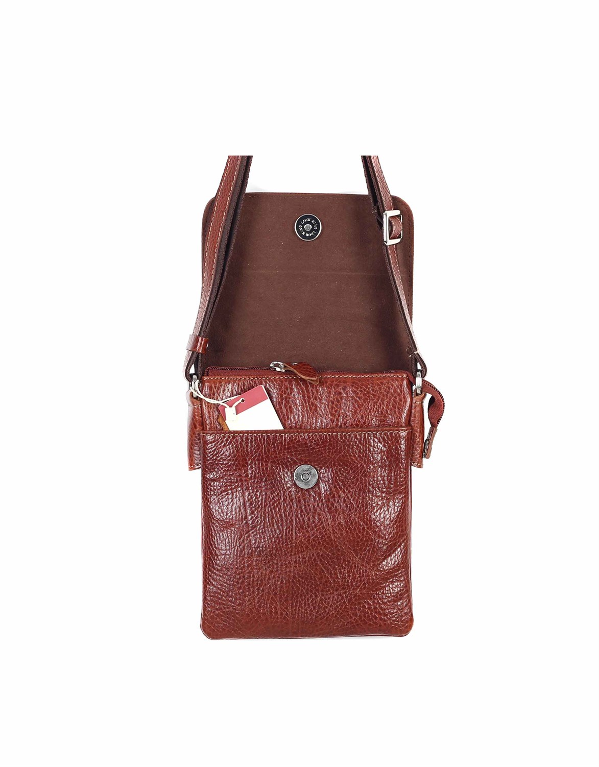 Genuine Leather Shoulder Bag - 322 - 63
