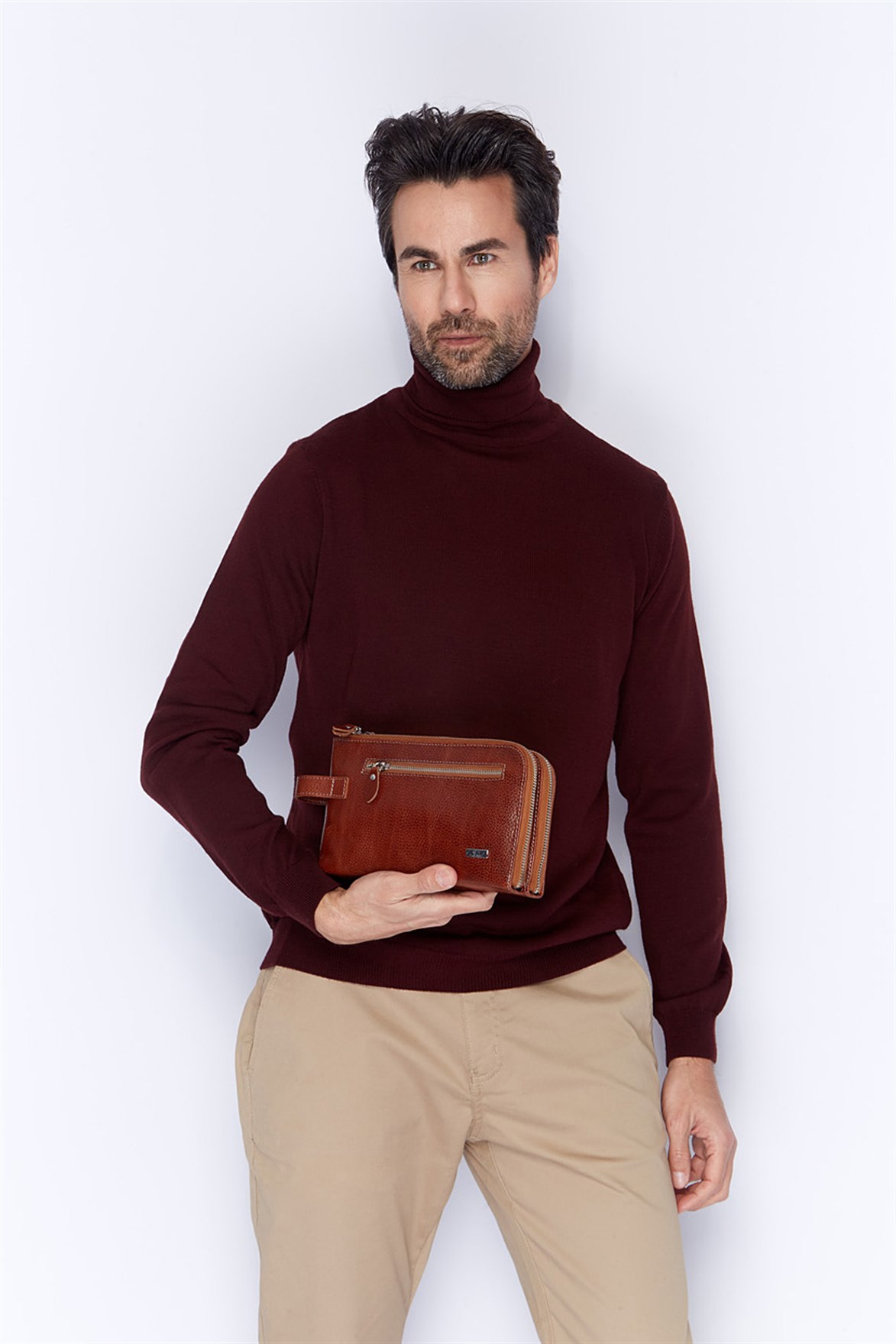 Parlak Taba -Deri El Çantası 363