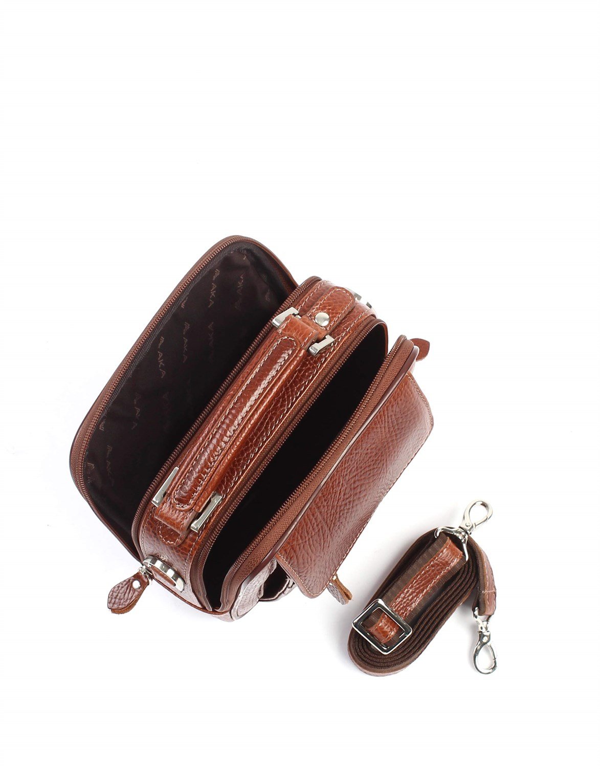 Parlak Taba - Deri Portföy Çantası 395