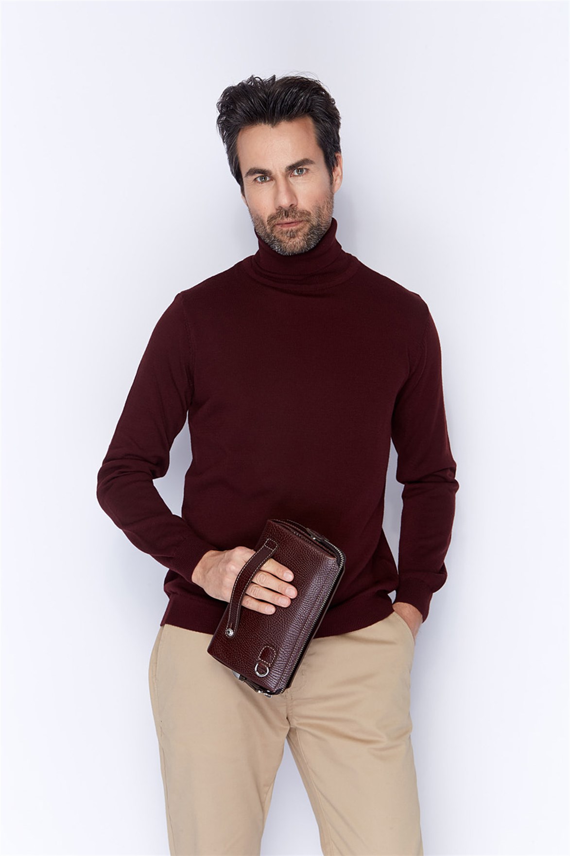 Genuine Leather Handbag (365-61)