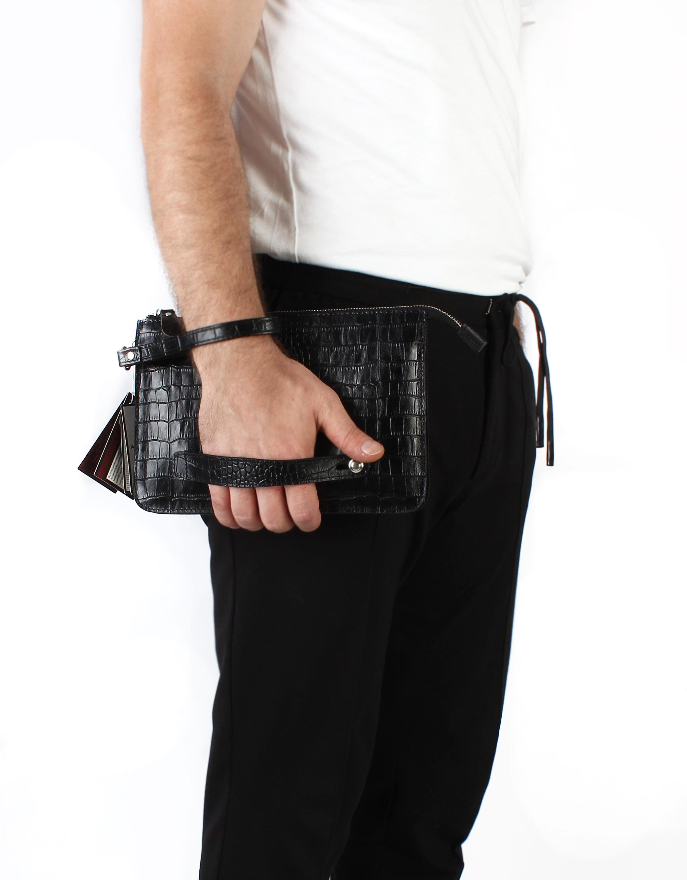 Siyah Deri El Çantası 122