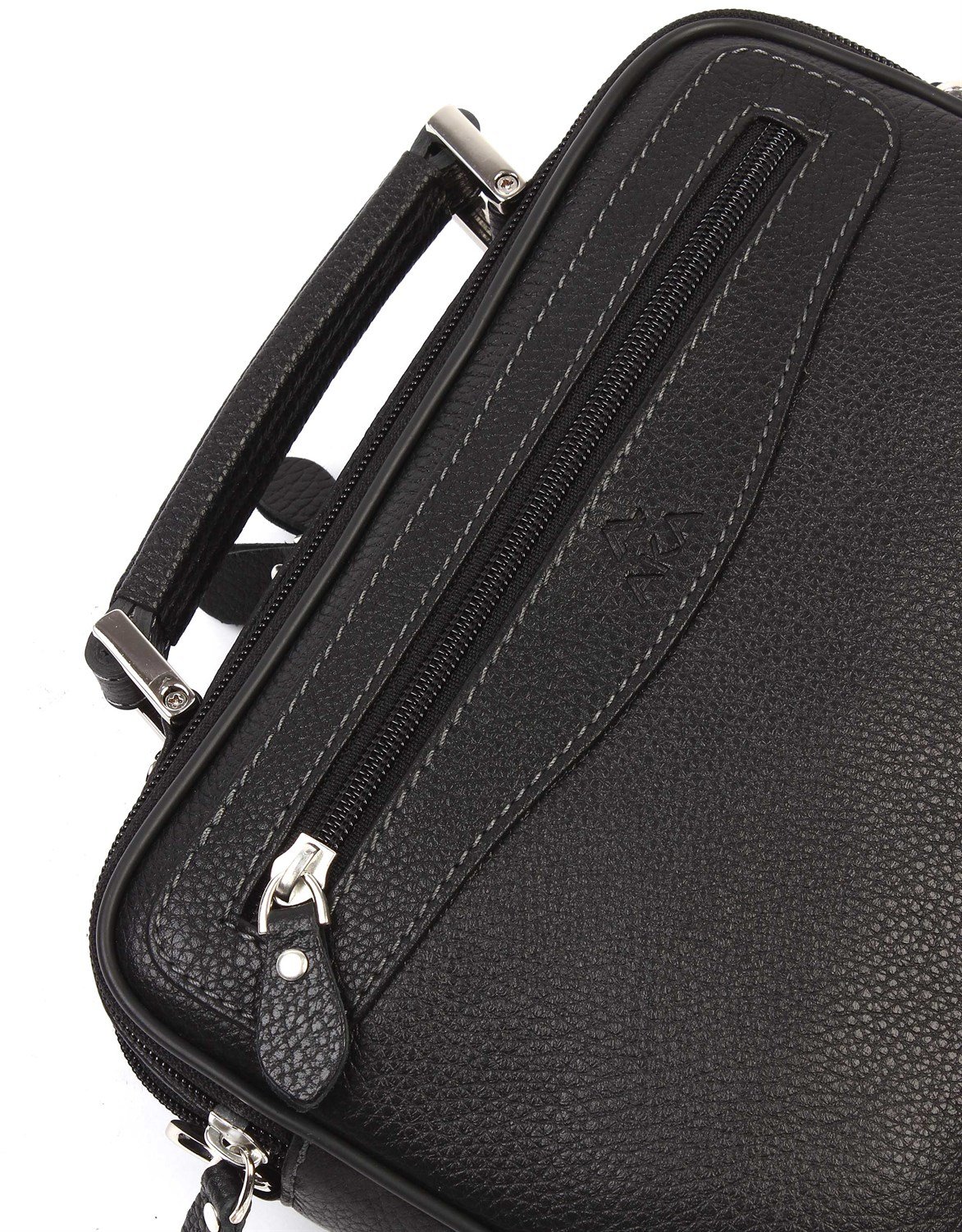 Siyah Deri Portföy Çantası 390 2