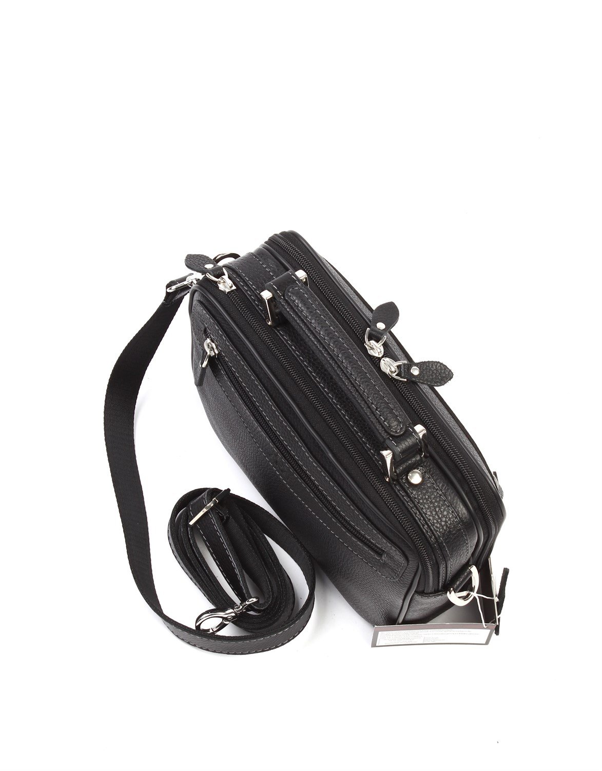 Siyah Deri Portföy Çantası 390 2