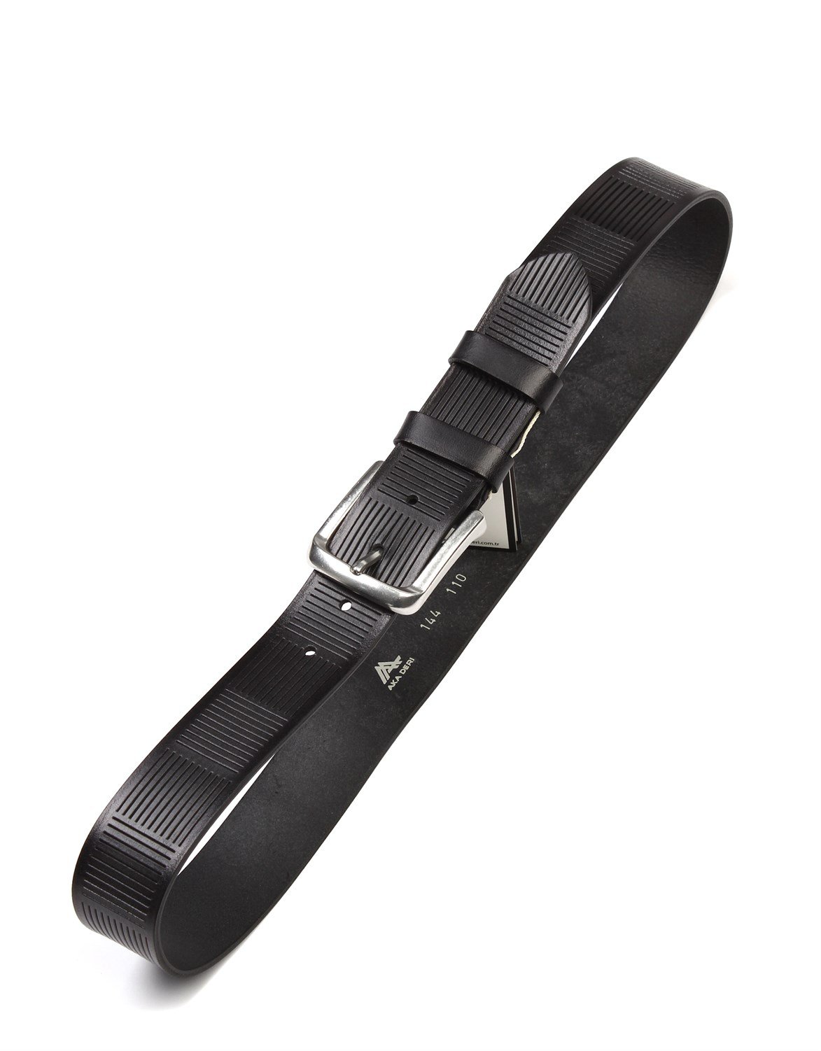 Siyah Hakiki Deri Spor Erkek Kemeri sk3010