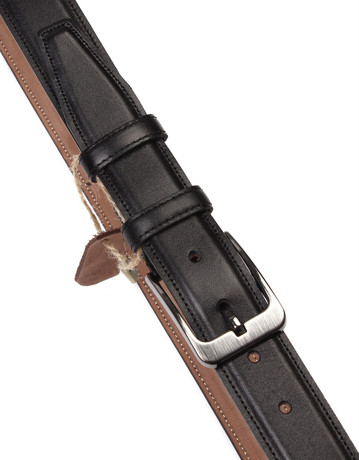 Siyah Klasik Deri Kemer kk1012