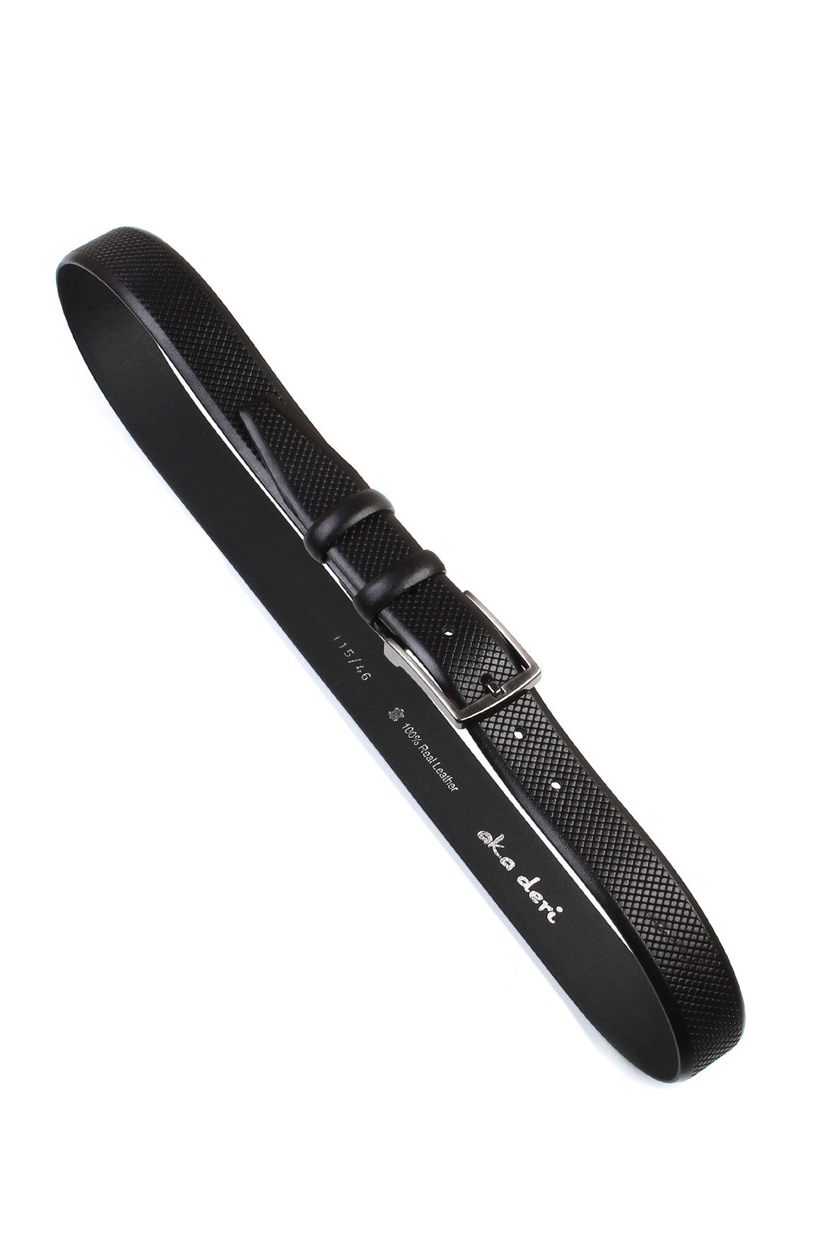 Siyah Klasik Deri Kemer kk2025