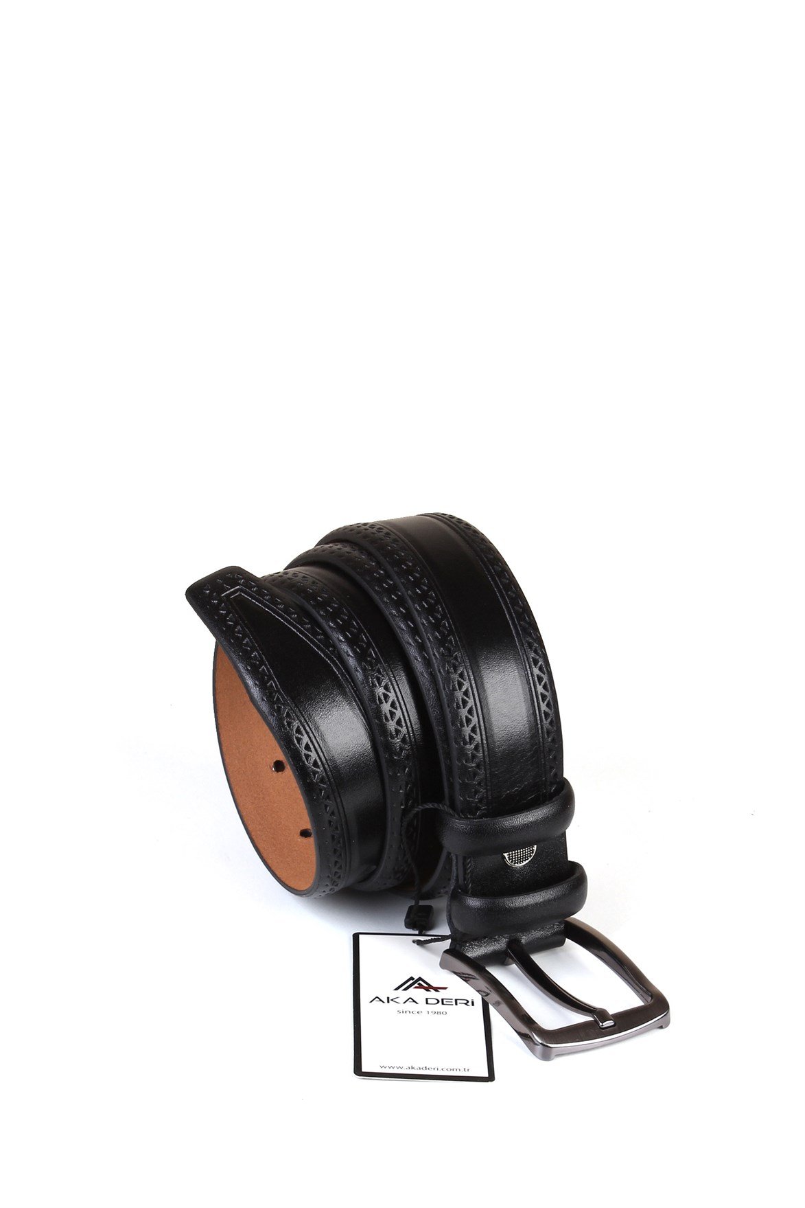 Siyah Klasik Deri Kemer kk2026