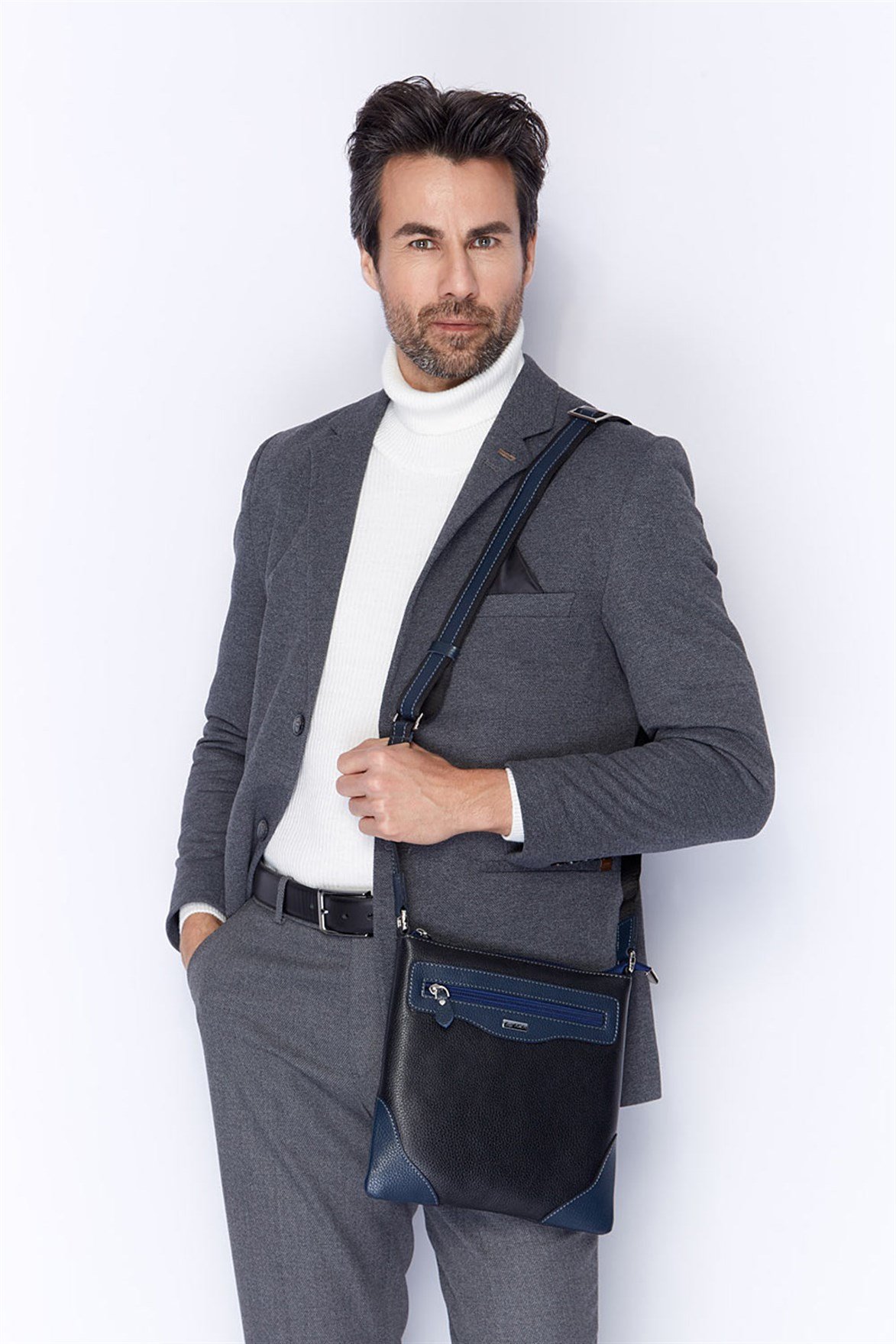 Genuine Leather Shoulder Bag - 315 - 2/17