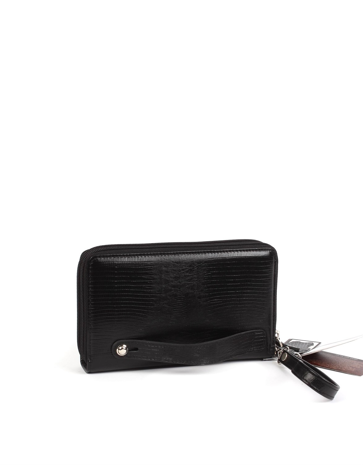 Siyah Lazer Desenli - Deri El Çantası 331