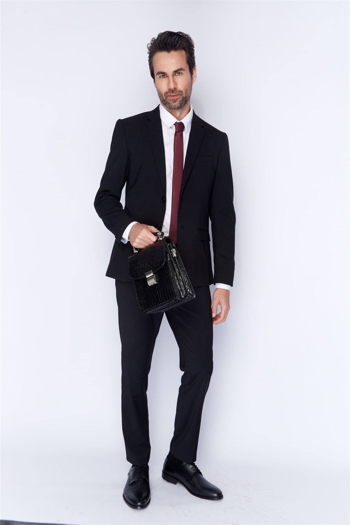 Genuine Leather Portfolio Bag - 301 - 12