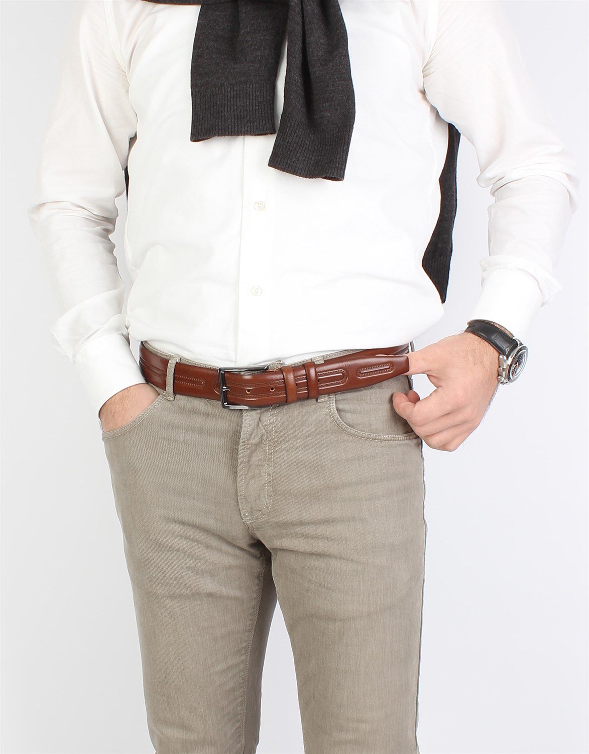 Taba Klasik Deri Kemer kk2005