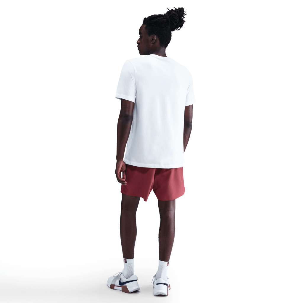  NIKE HV1788-100 Court Dri-FIT Erkek Beyaz Spor Tişört