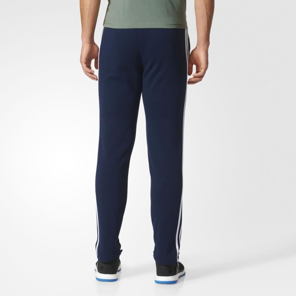 Adidas BK7447 Esential 3 Çizgili Mavi Eşofman Altı