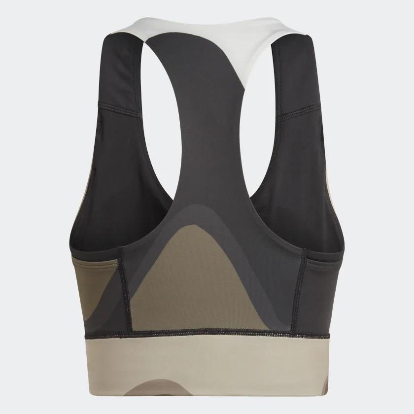 Adidas HR8171 X Marimekko Running Pocket Spor Bra Siyah