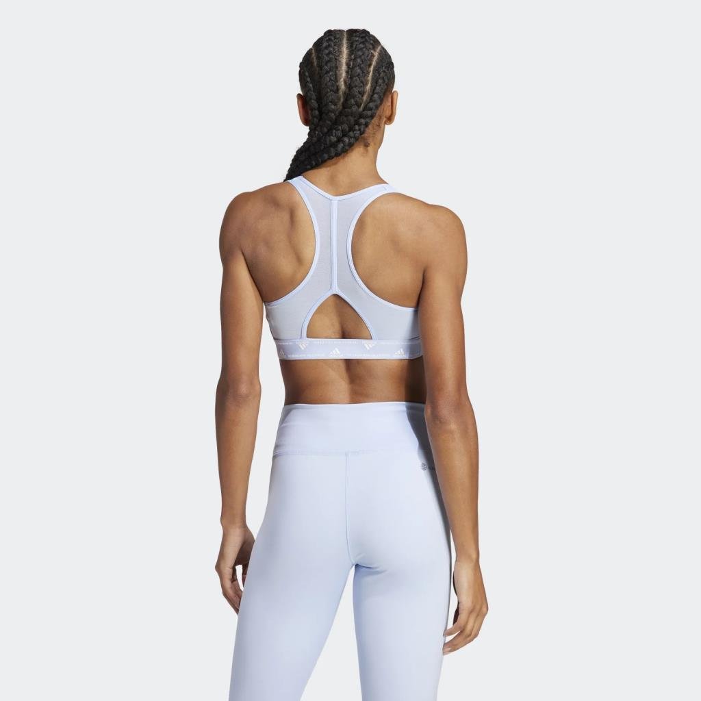 Adidas HS2995 Powerreact Training Orta Destekli Spor Bra Turkuaz