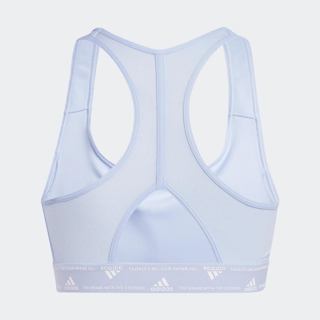 Adidas HS2995 Powerreact Training Orta Destekli Spor Bra Turkuaz