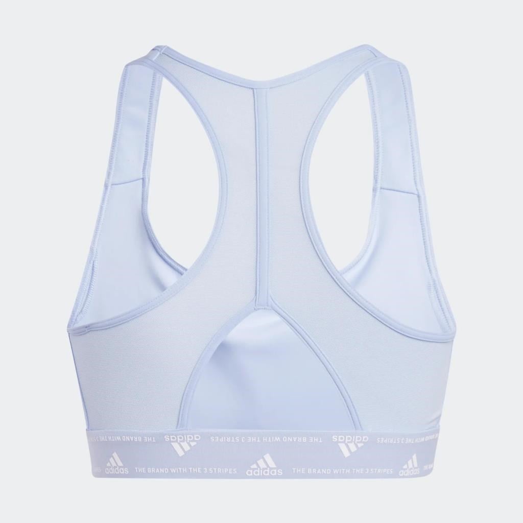Adidas HS2995 Powerreact Training Orta Destekli Spor Bra Turkuaz