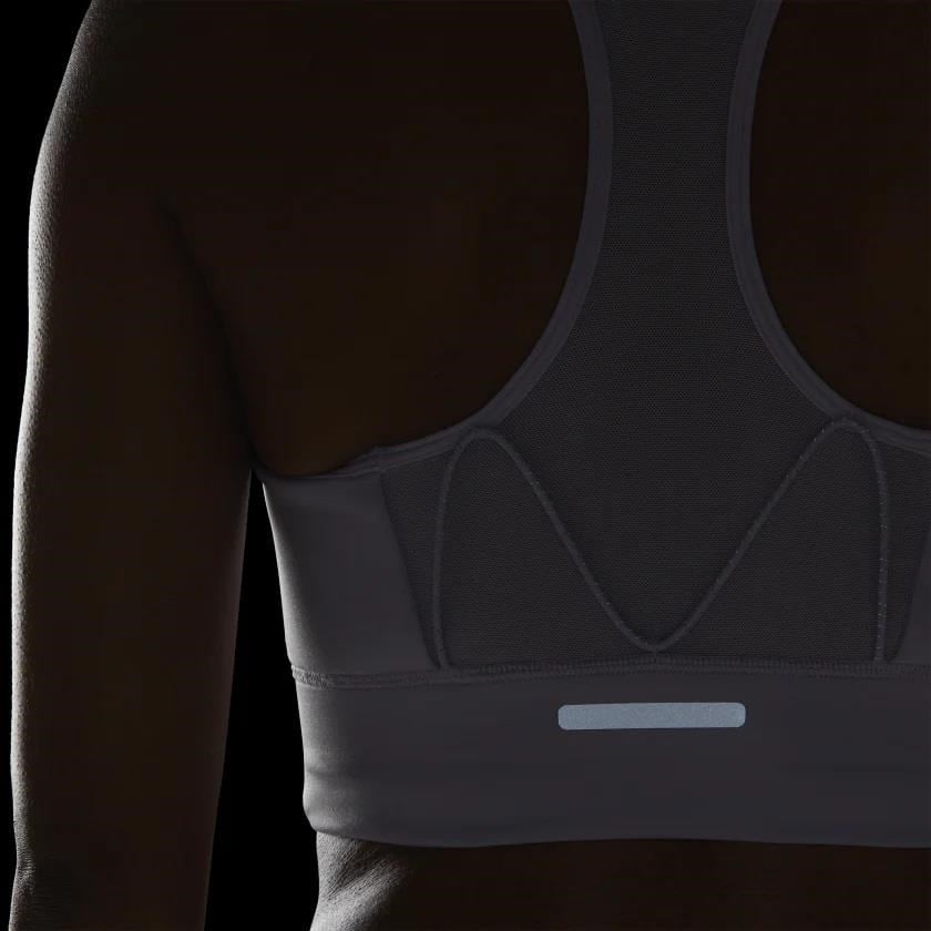 Adidas HZ4230 Medium Support Running Pocket Sporcu Brası Pedli Lila