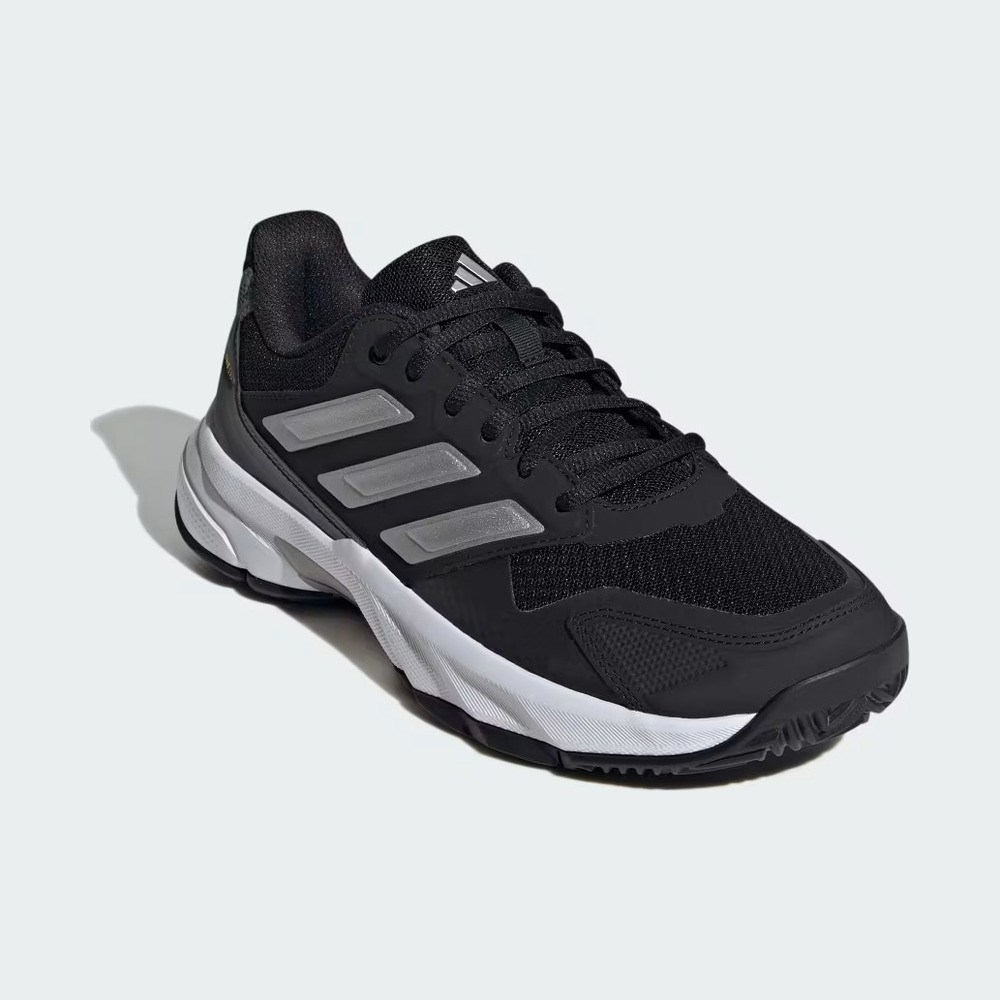 Adidas ID2458 Courtjam Control 3 Sert Kort Kadın Tenis Ayakkabısı Siyah