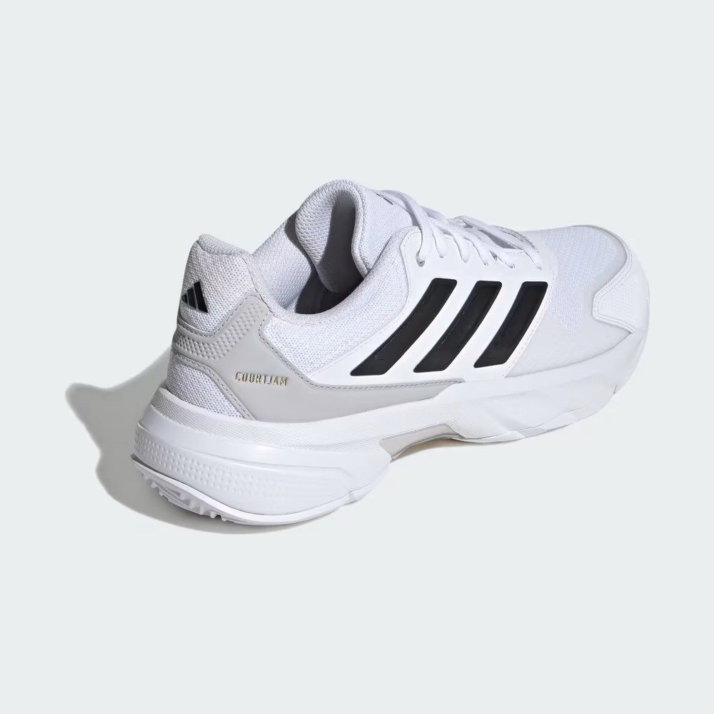 Adidas IF7888 Courtjam Control 3 Sert Kort Erkek Tenis Ayakkabısı Beyaz