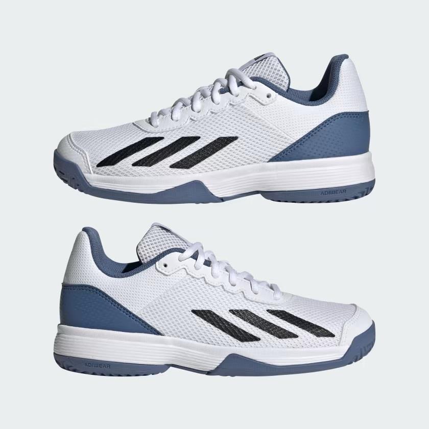 Adidas IG9536 Courtflash Beyaz Çocuk Tenis Ayakkabısı