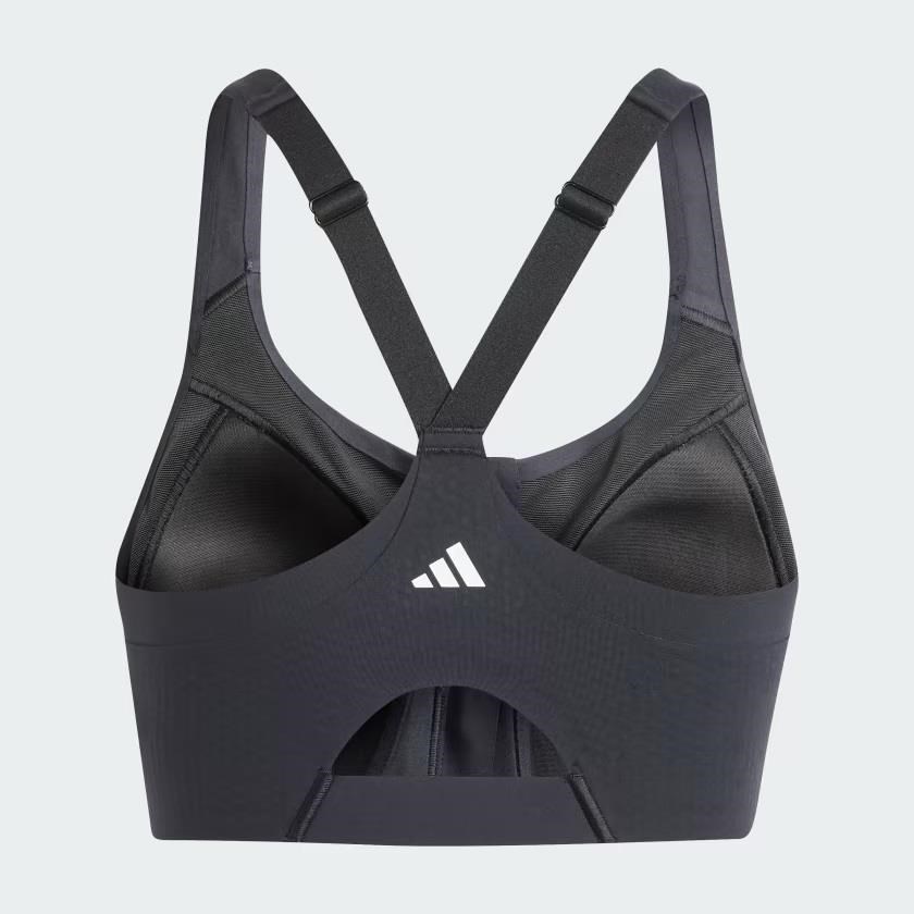 Adidas IL2911 TLRD Impact Luxe Destekli Pedli Siyah Sporcu Brası 