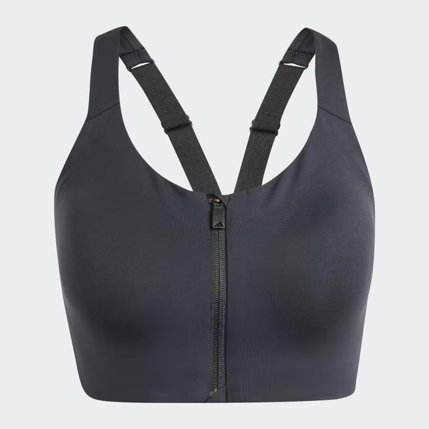 Adidas IL2911 TLRD Impact Luxe Destekli Pedli Siyah Sporcu Brası 