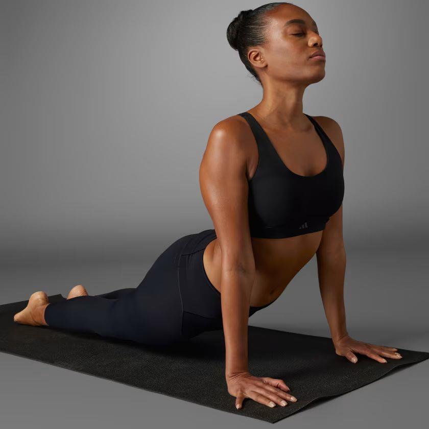 ADIDAS IQ3368 All Me Luxe Medium-Support Siyah Sporcu Sütyeni