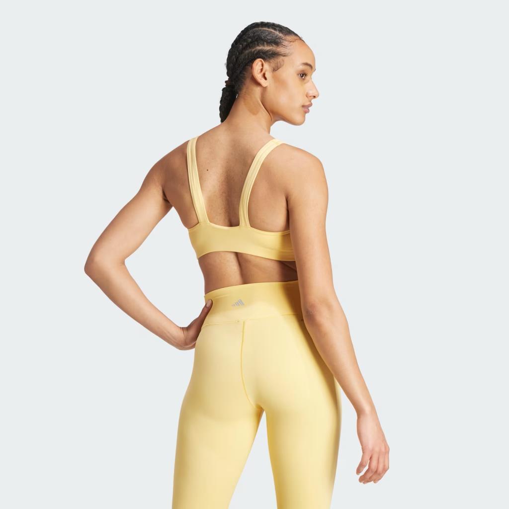 Adidas IU1672 All Me Luxe Medıum-Support Bra Sarı 