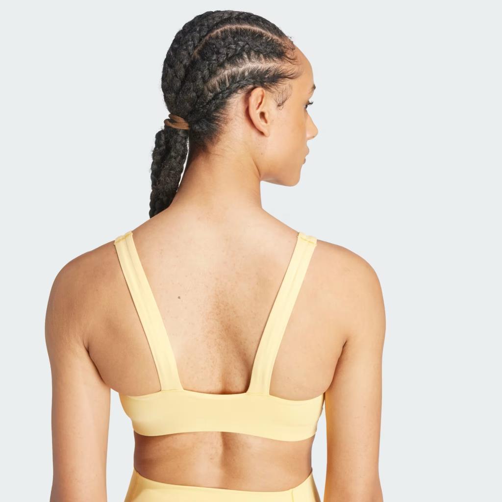 Adidas IU1672 All Me Luxe Medıum-Support Bra Sarı 