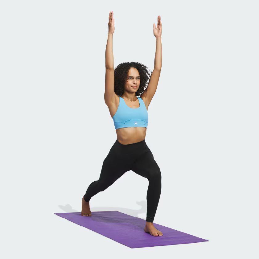 ADIDAS IU1673 All Me Luxe Medium-Support Mavi Sporcu Sütyeni