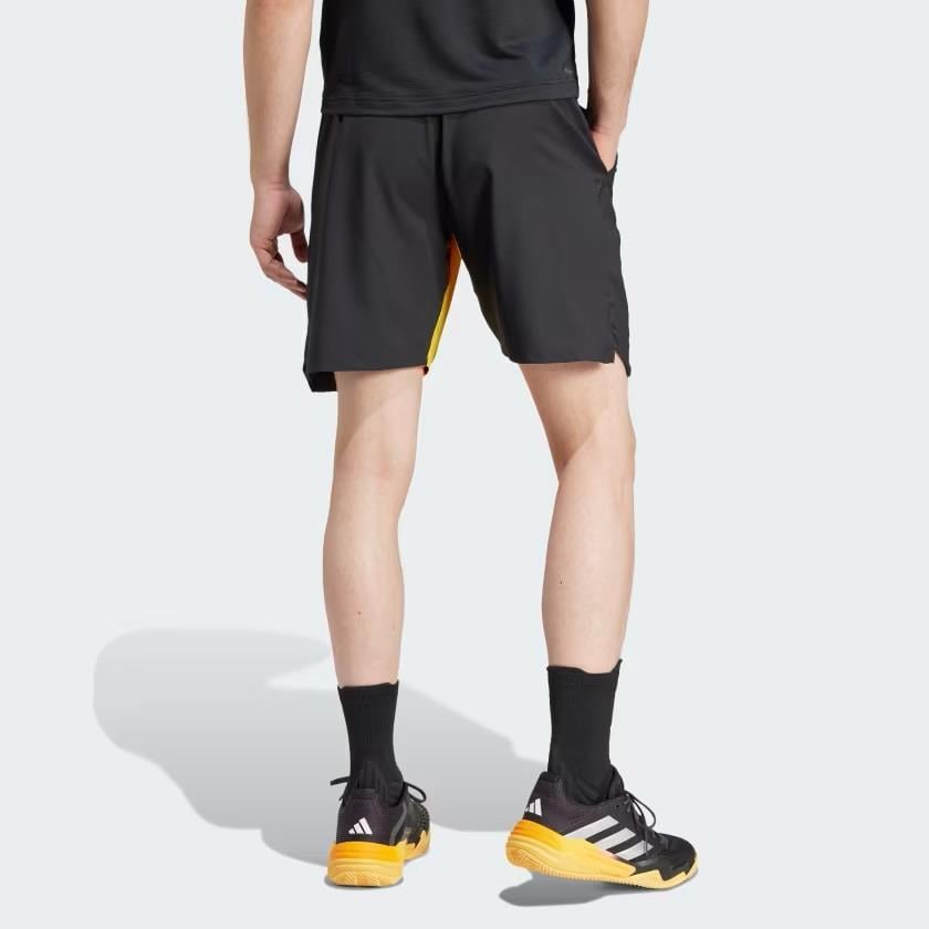 Adidas IW4072 Tennis Heat.Rdy Ergo 7-Inch Shorts Erkek Sarı Şort