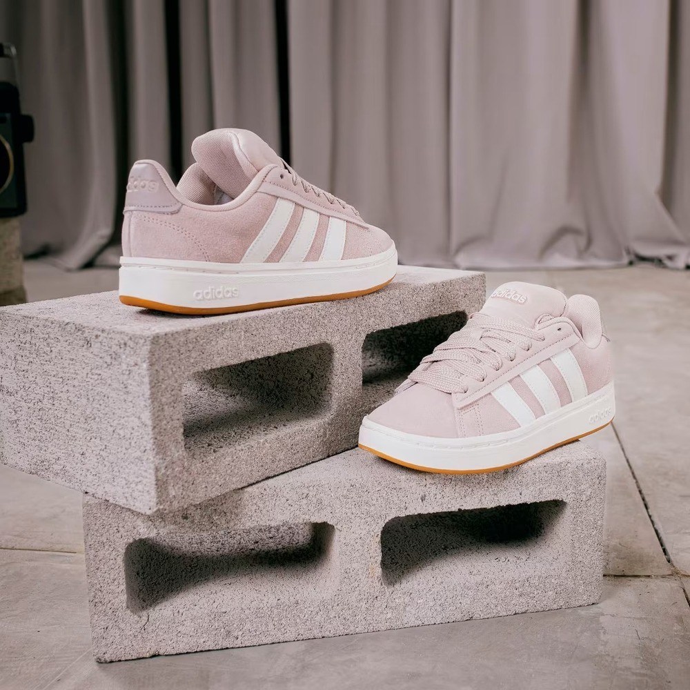 Adidas JI1719 Grand Court Alpha Kadın Günlük Spor Ayakkabı Kahverengi