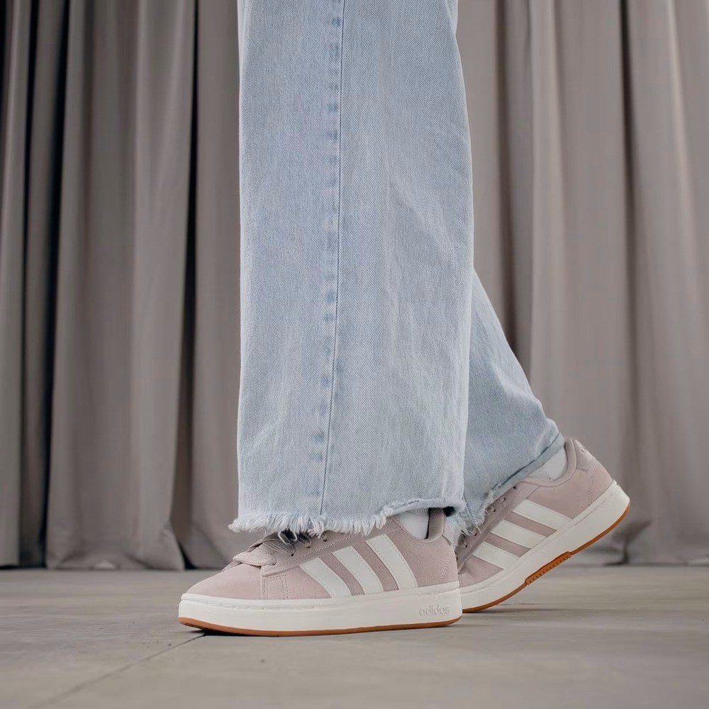 Adidas JI1719 Grand Court Alpha Kadın Günlük Spor Ayakkabı Kahverengi