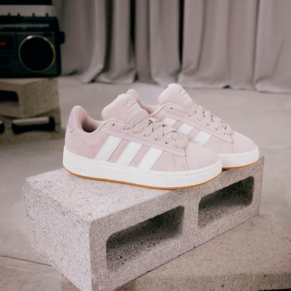 Adidas JI1719 Grand Court Alpha Kadın Günlük Spor Ayakkabı Kahverengi