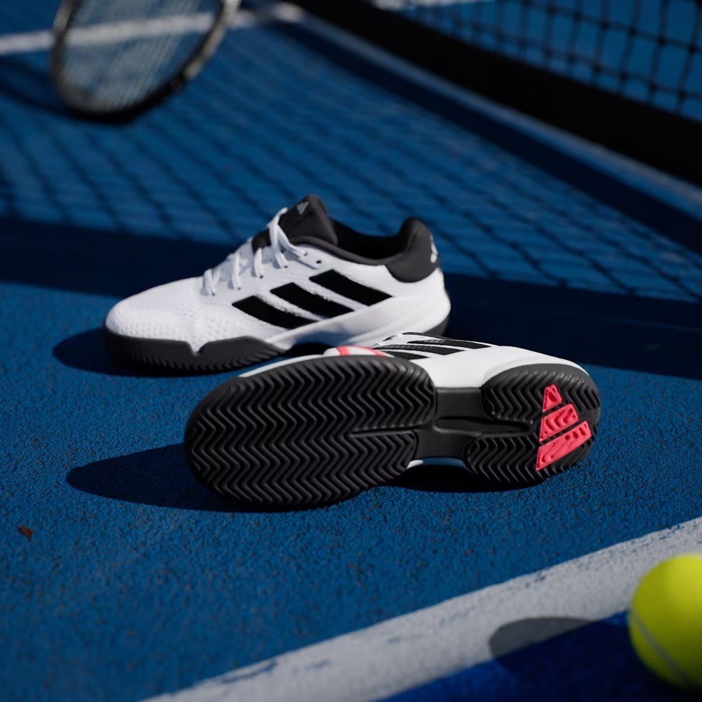 Adidas JQ9127 Barricade Sert & Toprak Kort Çocuk Tenis Ayakkabısı Beyaz