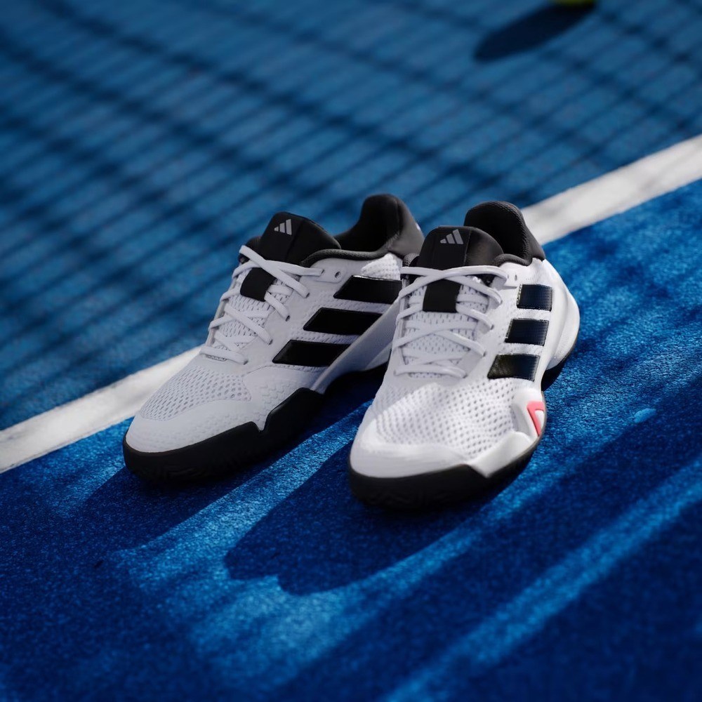 Adidas JQ9127 Barricade Sert & Toprak Kort Çocuk Tenis Ayakkabısı Beyaz