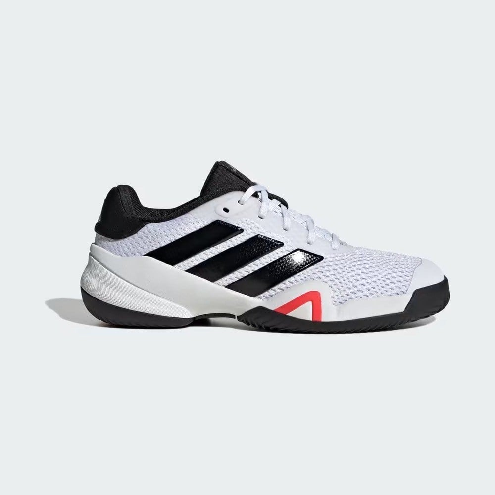 Adidas JQ9127 Barricade Sert & Toprak Kort Çocuk Tenis Ayakkabısı Beyaz