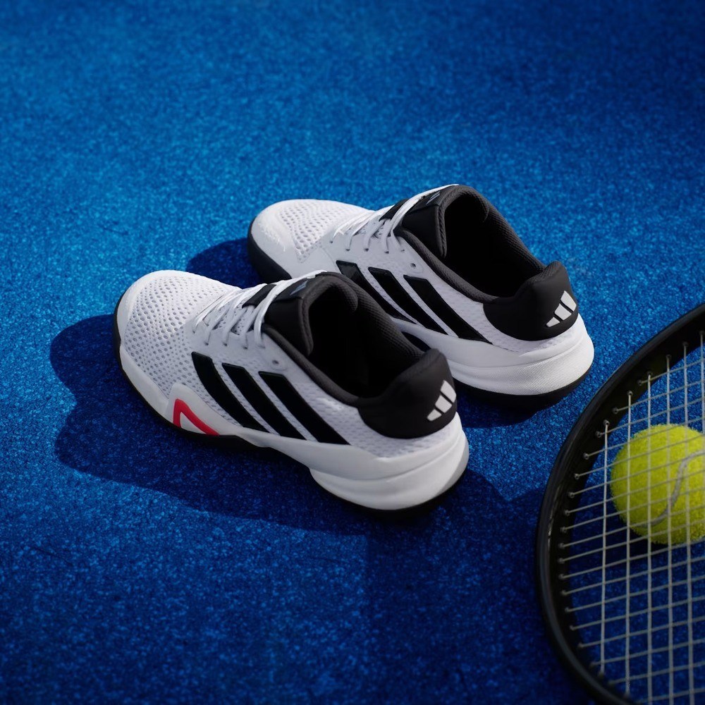 Adidas JQ9127 Barricade Sert & Toprak Kort Çocuk Tenis Ayakkabısı Beyaz