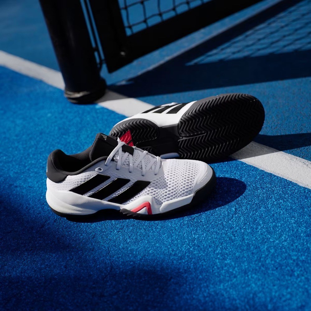 Adidas JQ9127 Barricade Sert & Toprak Kort Çocuk Tenis Ayakkabısı Beyaz