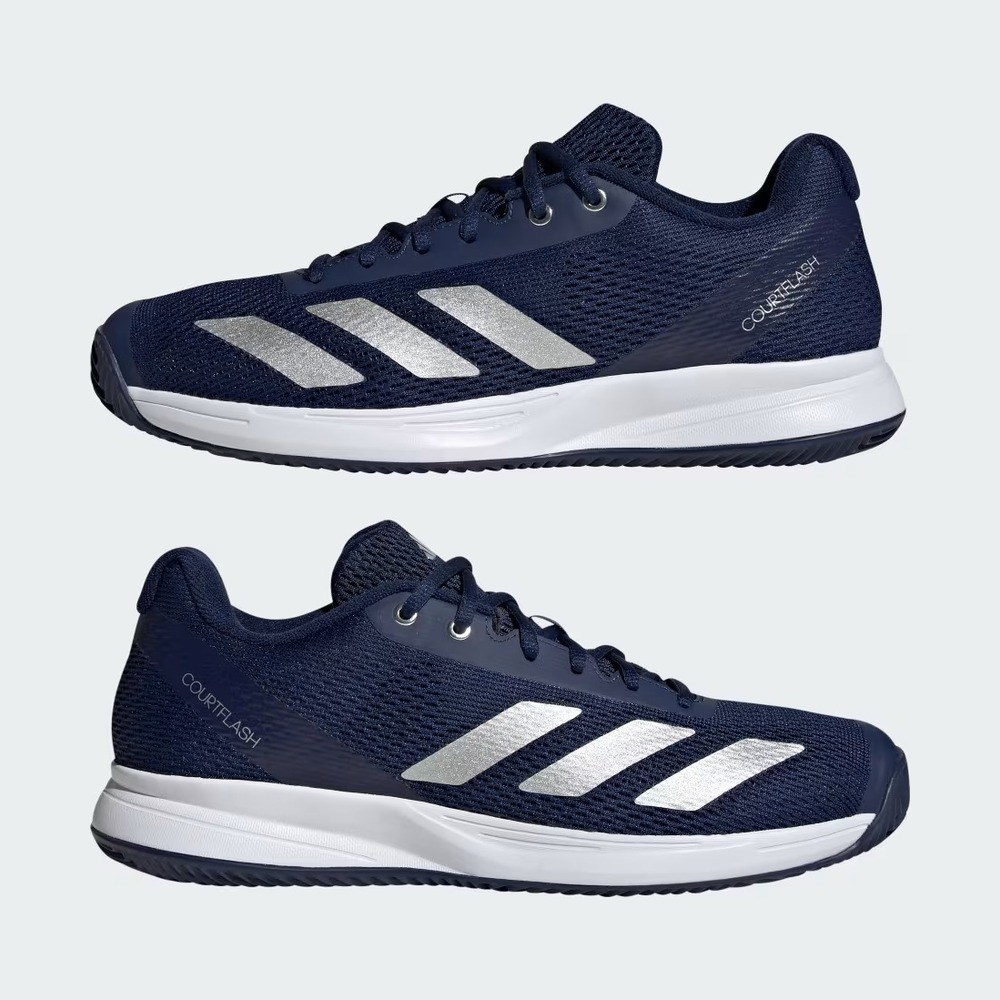 Adidas JR4507 Courtflash Speed 2 Toprak Kort Erkek Tenis Ayakkabısı Mavi