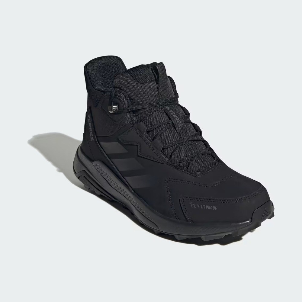 Adidas KH8875 Terrex Anylander Leather Mid Climaproof Erkek Yürüyüş Ayakkabısı Siyah