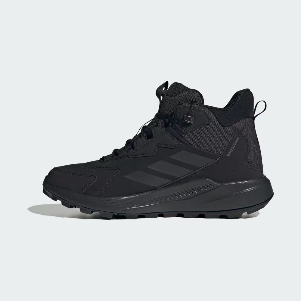 Adidas KH8875 Terrex Anylander Leather Mid Climaproof Erkek Yürüyüş Ayakkabısı Siyah