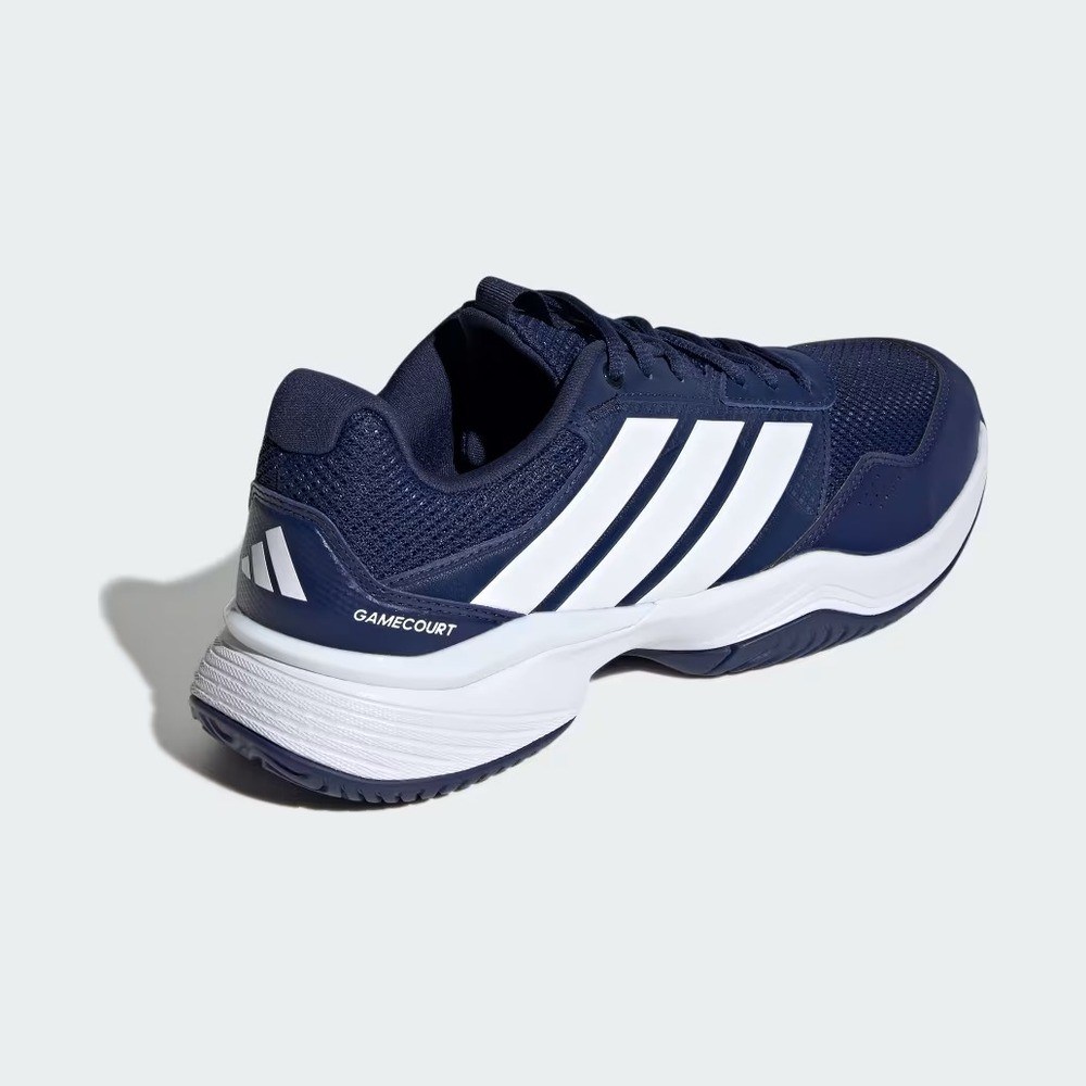 Adidas KI2863 GameCourt 3 Sert & Toprak Kort Erkek Tenis Ayakkabısı Mavi