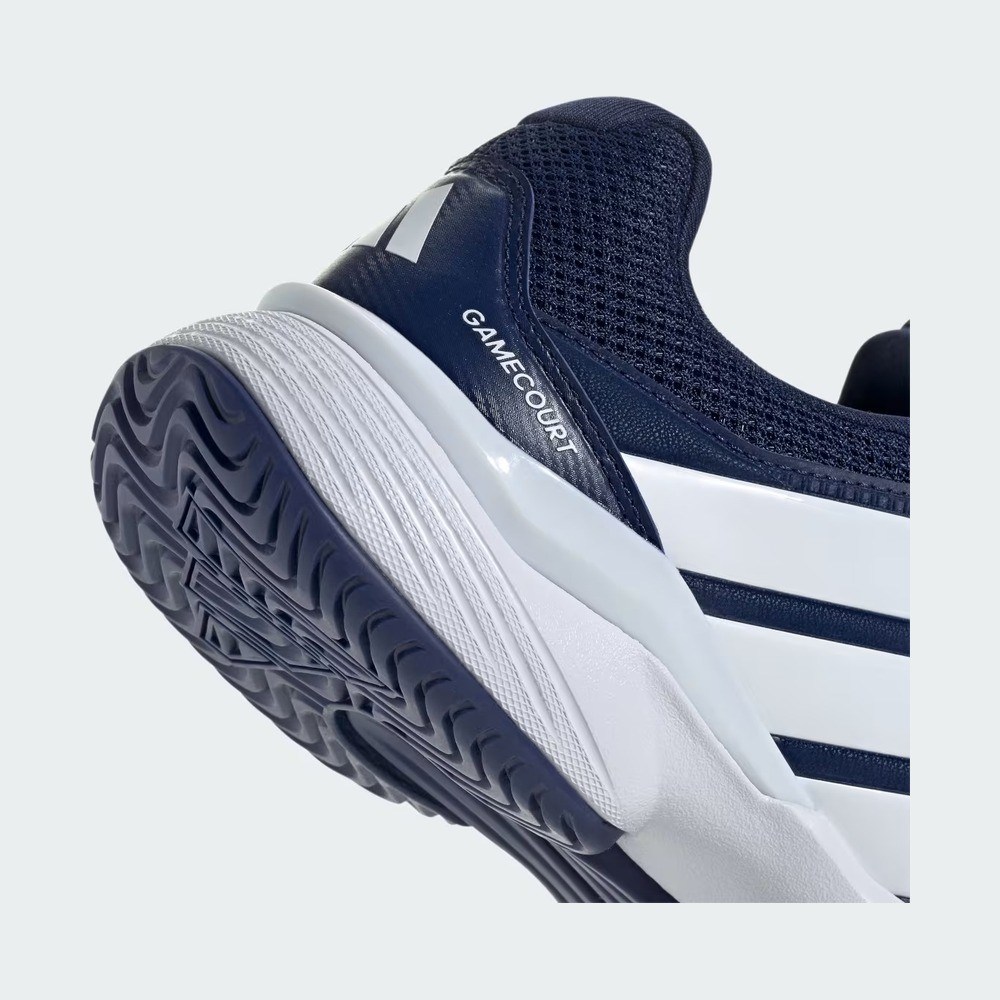 Adidas KI2863 GameCourt 3 Sert & Toprak Kort Erkek Tenis Ayakkabısı Mavi